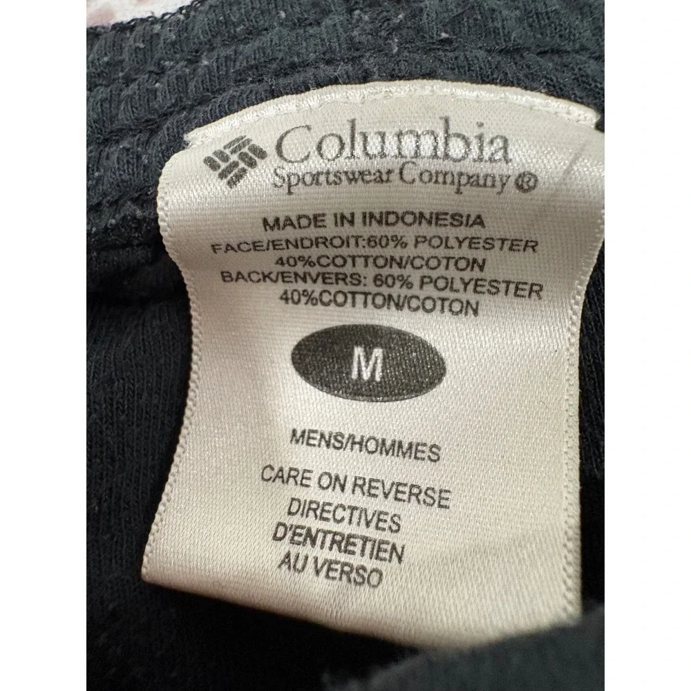 Columbia Sportswear Mens Black Thermal Base Layer Leggings Size Medium